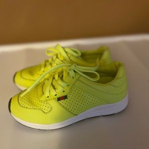 Neon Gucci trainers